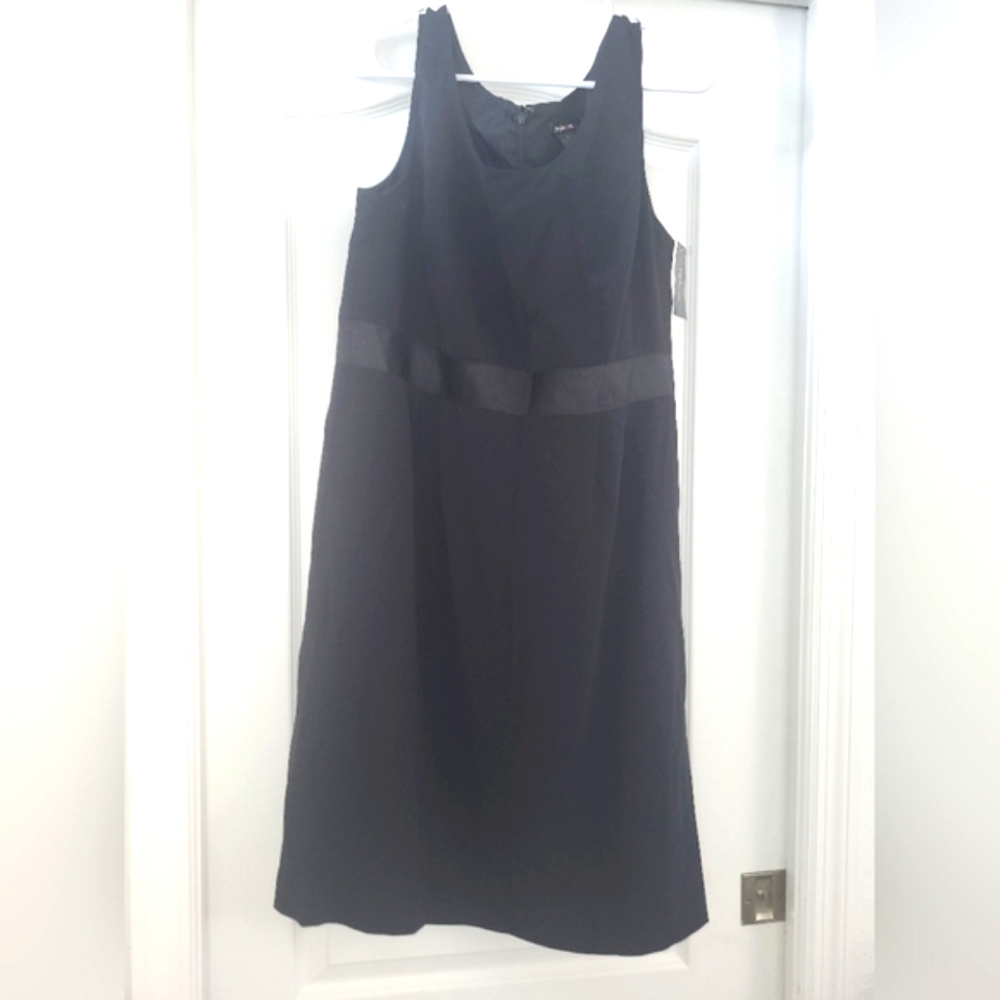 Style & Co Black Sleeveless Sheath Midi Dress - 18 NWT